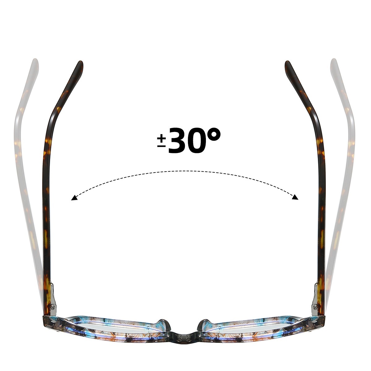 Bree-Plain lens glasses are available with prescription optical lenses