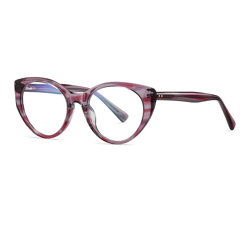 Ginger-Plain lens glasses are available with prescription optical lenses