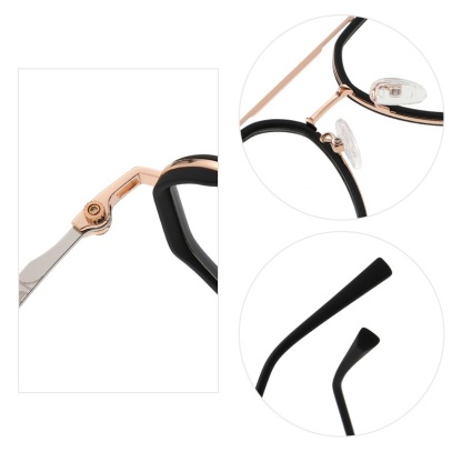 Elina-Plain lens glasses are available with prescription optical lenses