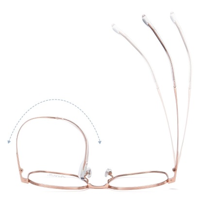 Corey-Plain lens glasses are available with prescription optical lenses