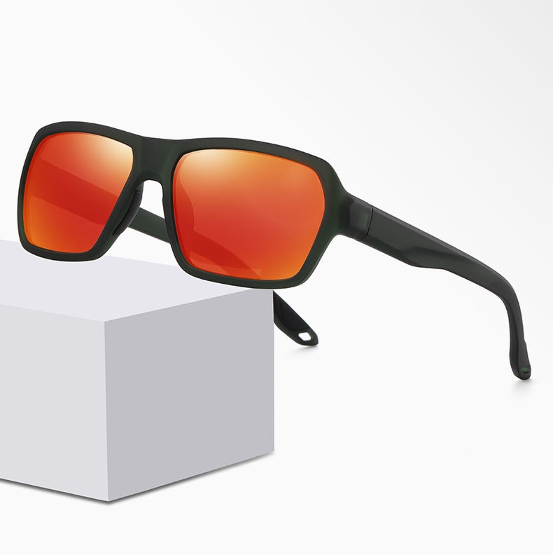 Kelsey-Outdoor geometric fullrim polarized prescription sunglasses