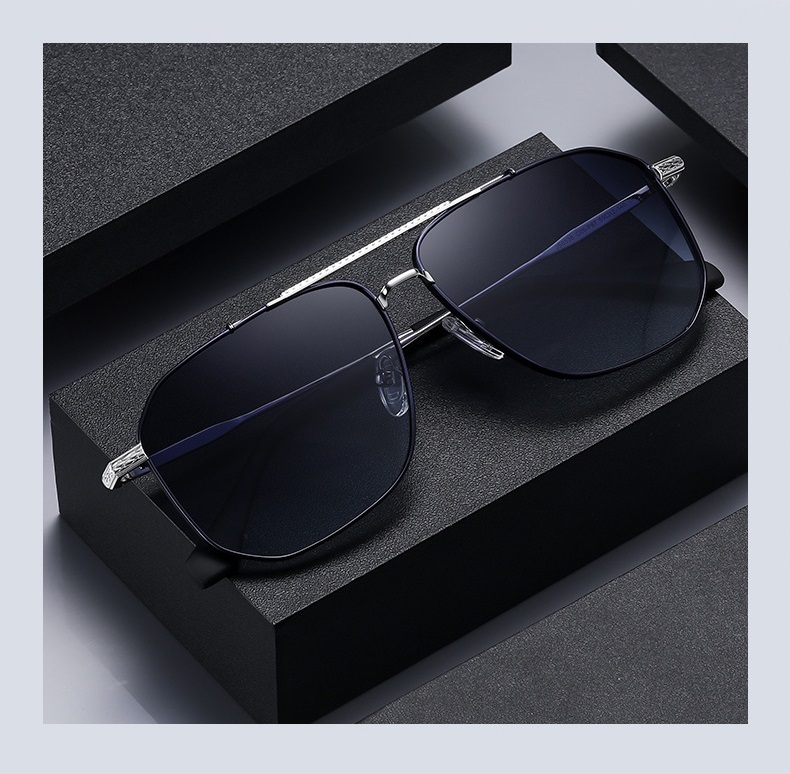 Goer-Polarized twin-beam men's sunglasses available with prescription glasses -JS8538