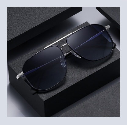 Goer-Polarized twin-beam men's sunglasses available with prescription glasses -JS8538