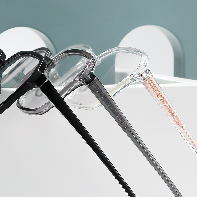 Devin-Plain lens glasses are available with prescription optical lenses