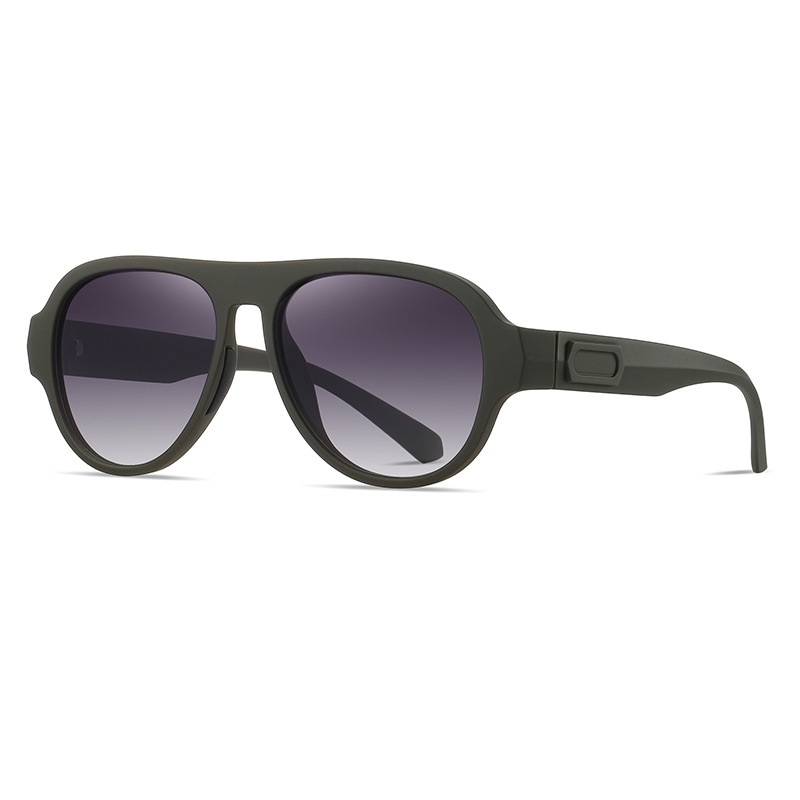 Justin-Outdoor aviator fullrim polarized prescription sunglasses