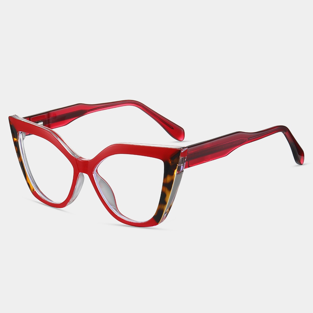Caltha-Plain lens glasses are available with prescription optical lenses