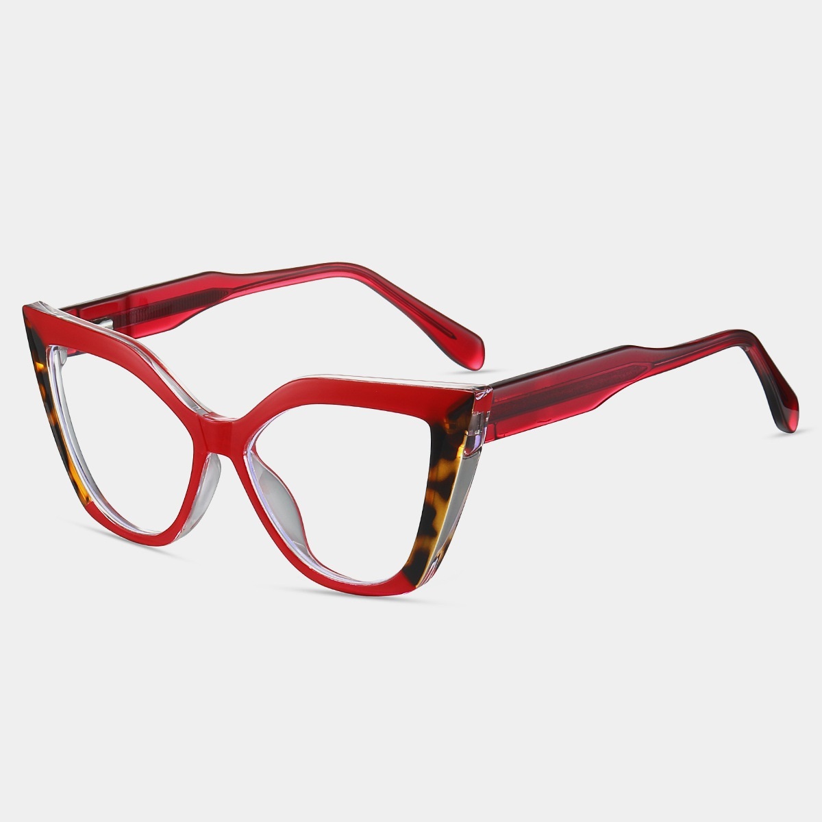 Caltha-Plain lens glasses are available with prescription optical lenses