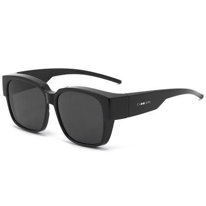 Hana-Polarized sunglasses fit over glasses with optional night vision lenses