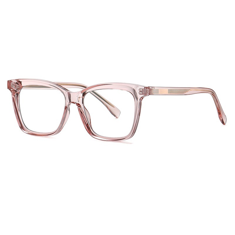 Derrick-Plain lens glasses are available with prescription optical len