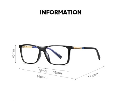 Gary-Square fullrim prescription glasses