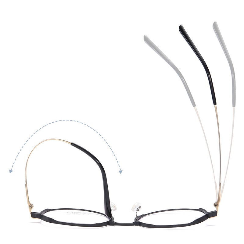 David-Plain lens glasses are available with prescription optical lenses