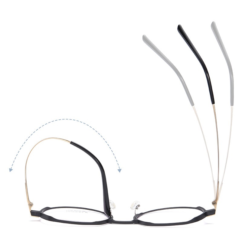 David-Plain lens glasses are available with prescription optical lenses