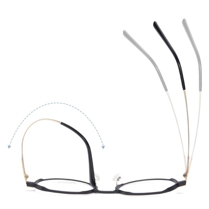David-Plain lens glasses are available with prescription optical lenses