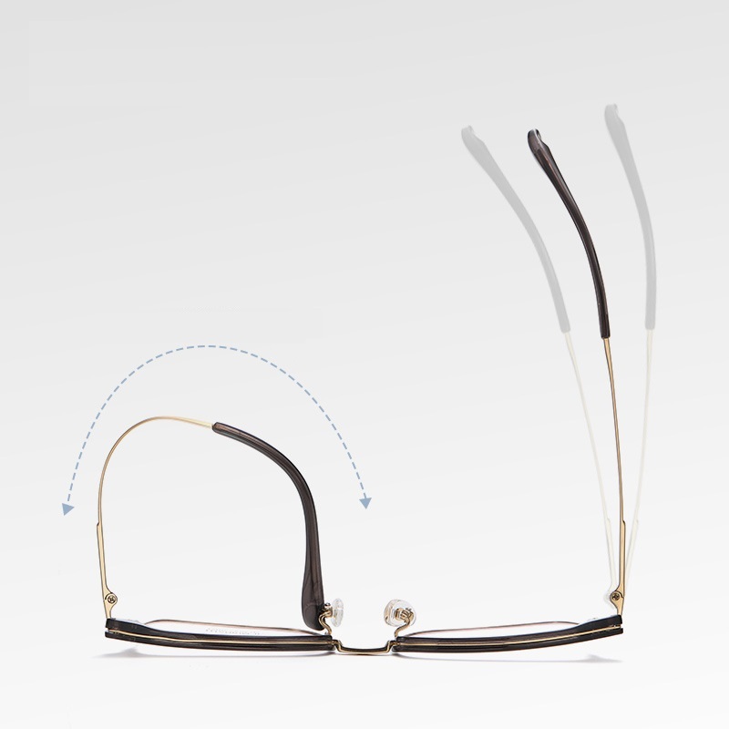 Clementine-Plain lens glasses are available with prescription optical lenses