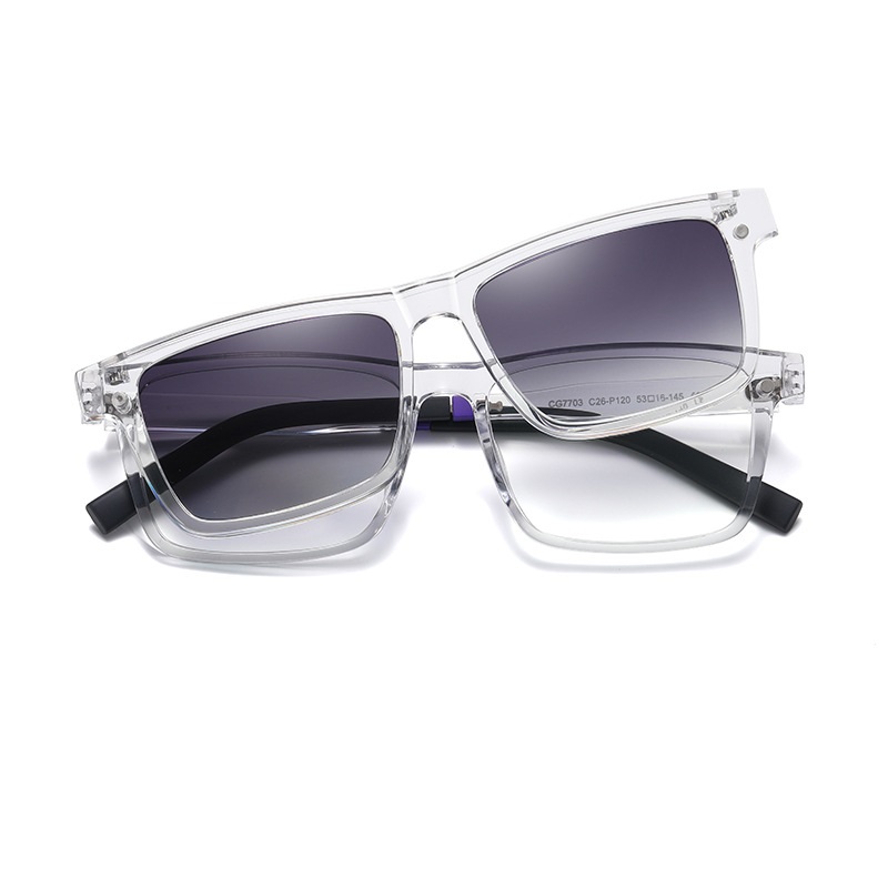 Florence-Rectangle fullrim polarized magnetic prescription glasses