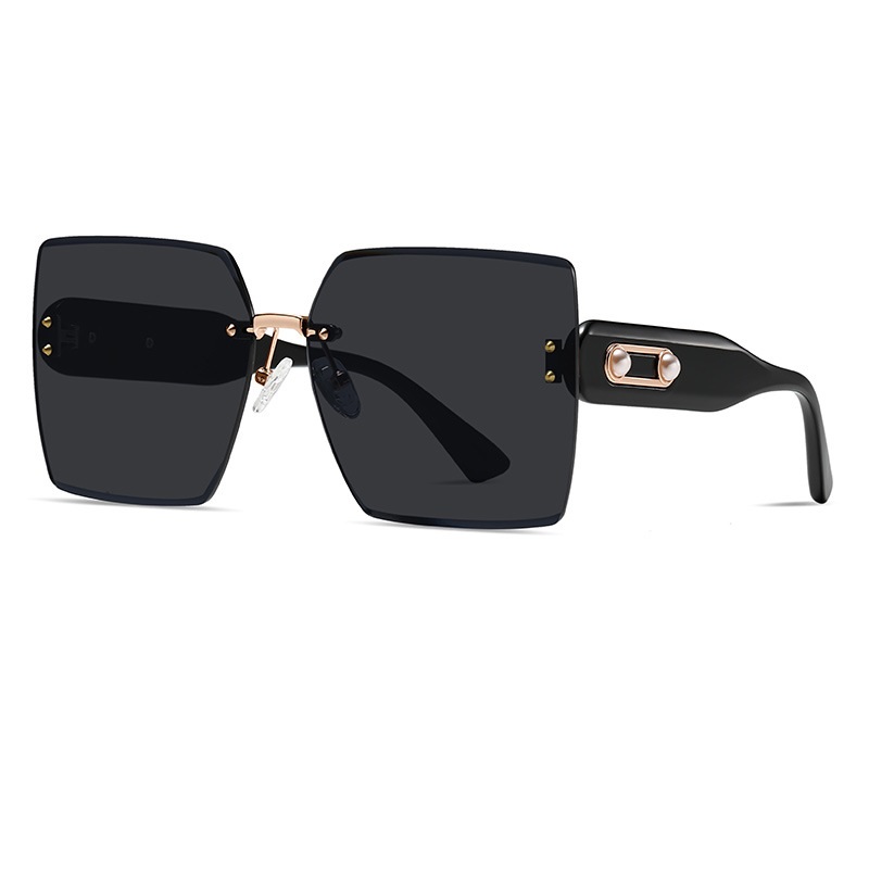  Girl-Large frame women's UV protection ink fashion sunglasses-TJ716