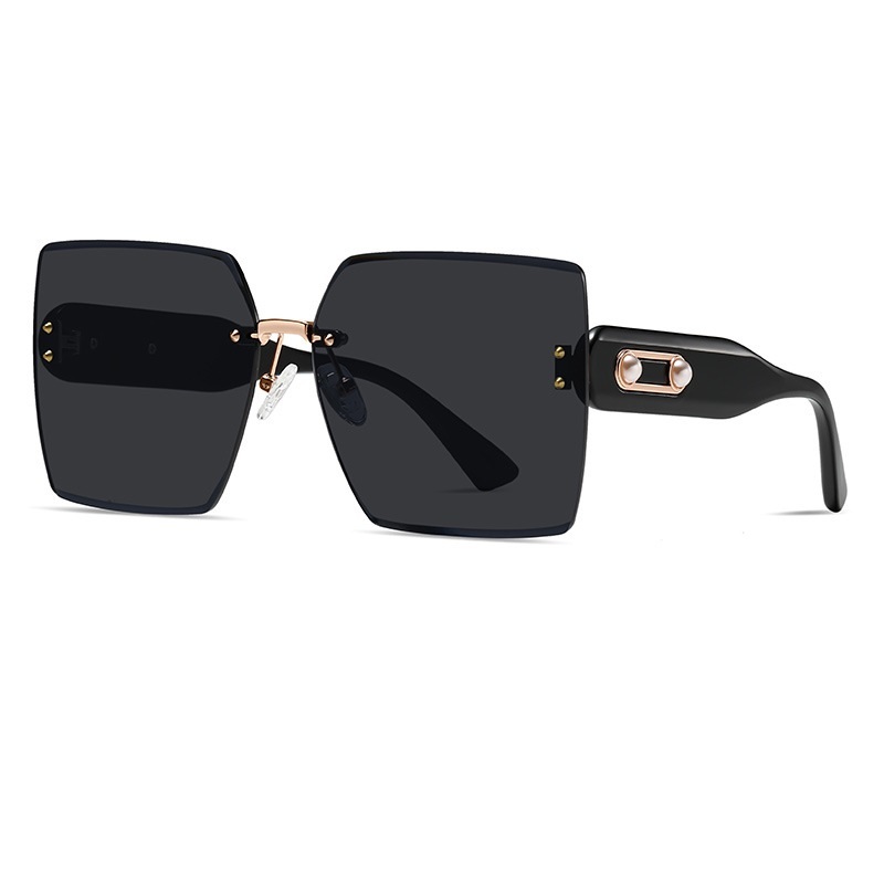  Girl-Large frame women's UV protection ink fashion sunglasses-TJ716