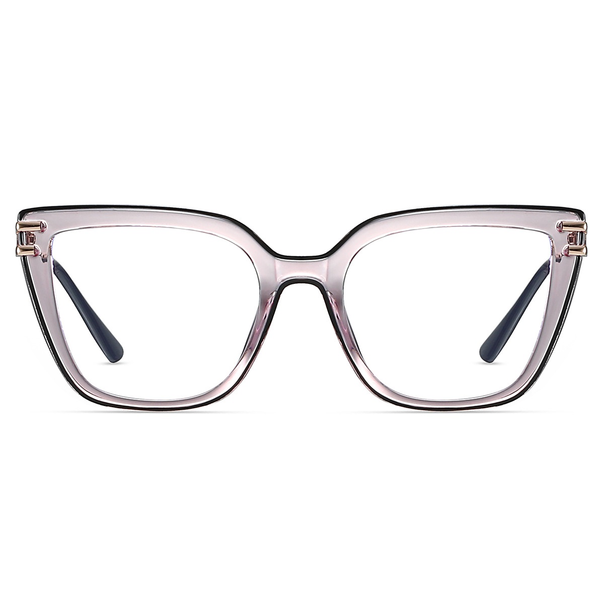 Bertha-Plain lens glasses are available with prescription optical lenses