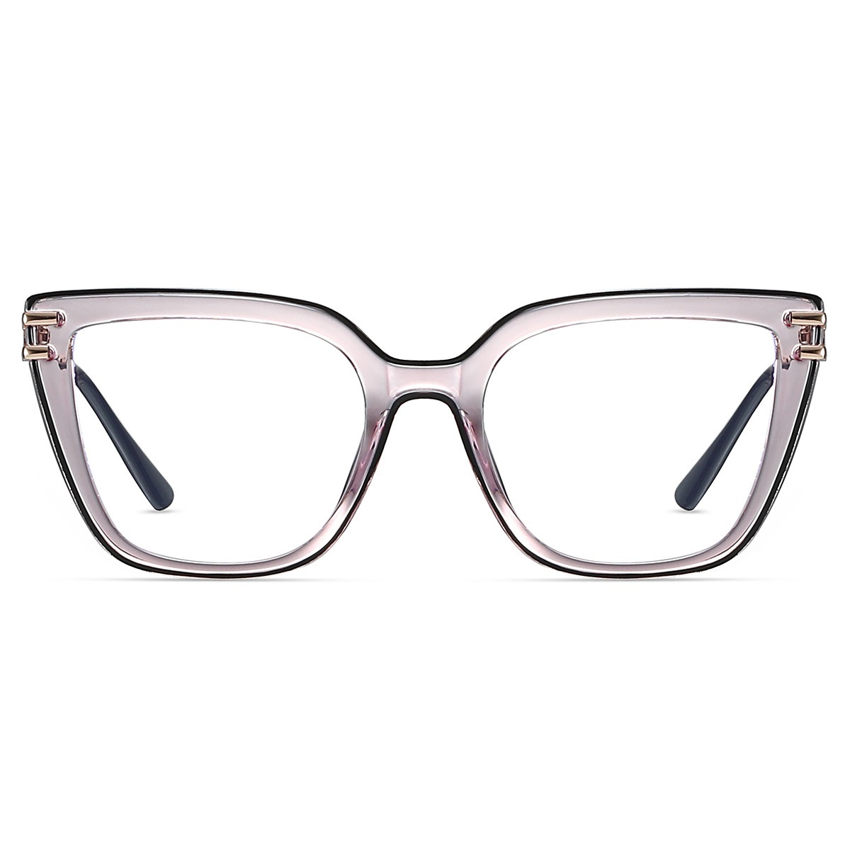 Bertha-Plain lens glasses are available with prescription optical lenses