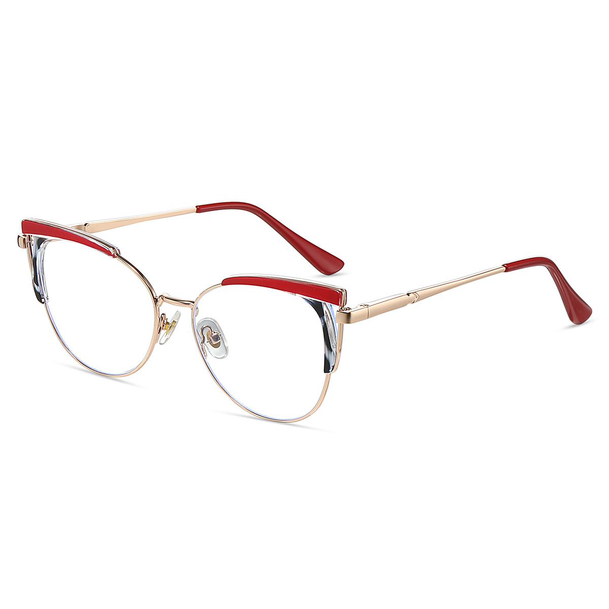 Carmen-Plain lens glasses are available with prescription optical lenses