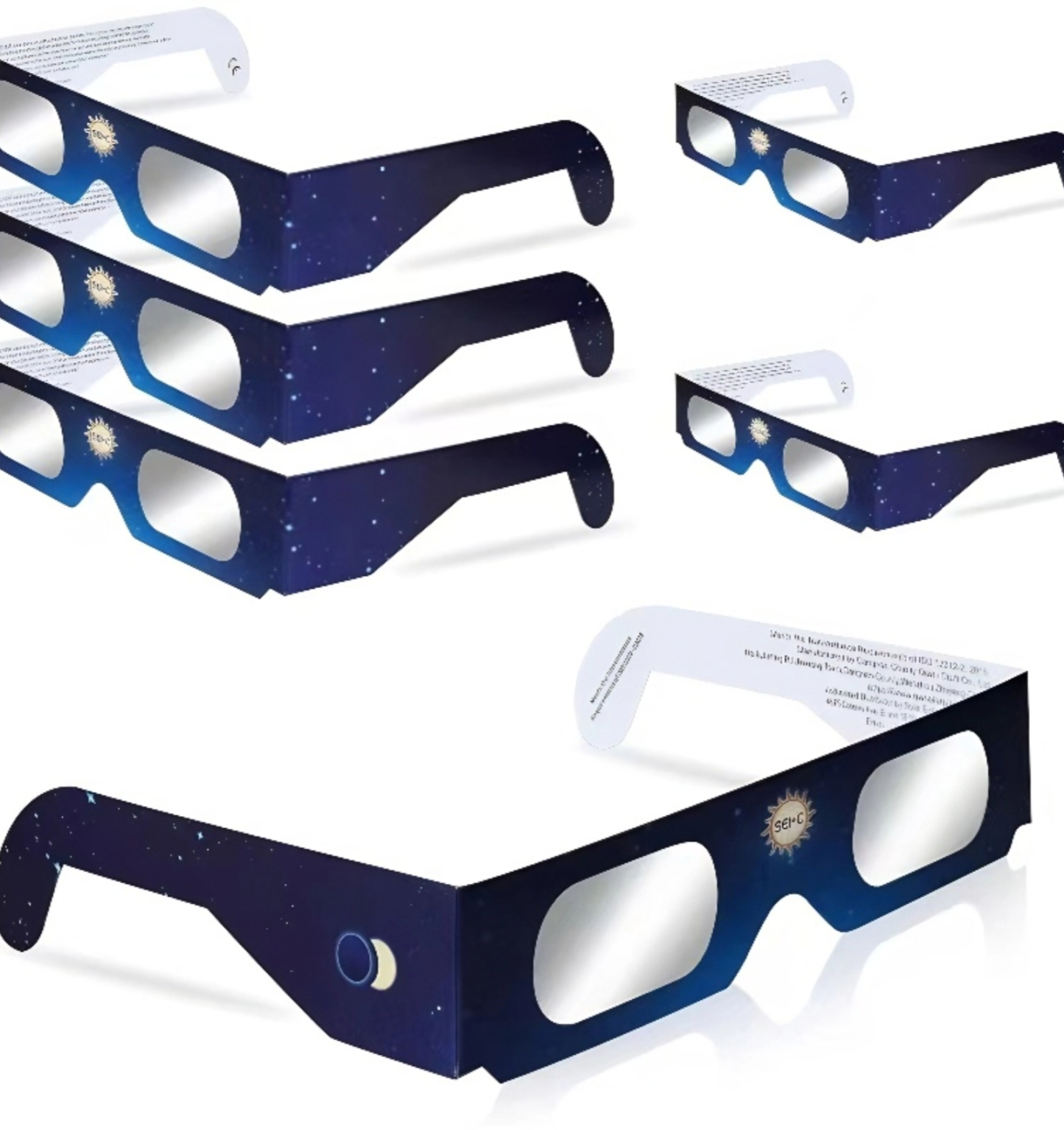 Sunner-Solar eclipse viewing glasses with silver film-EC01