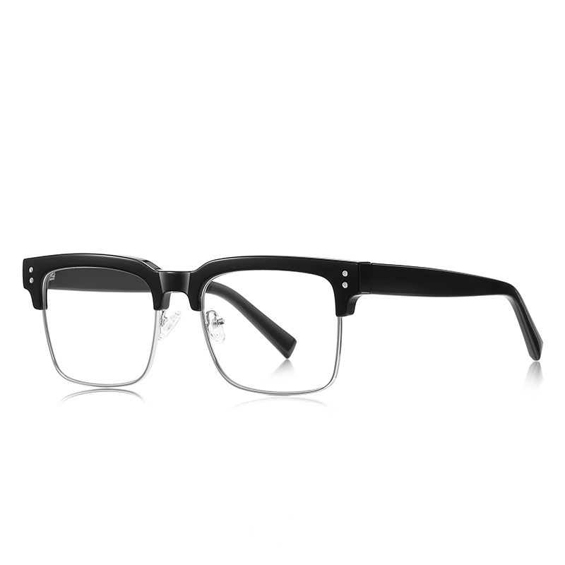 Gary-Square fullrim browline prescription glasses