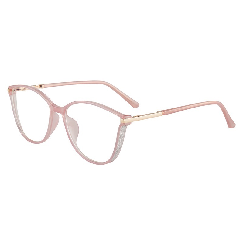 Brenda-Plain lens glasses are available with prescription optical lenses