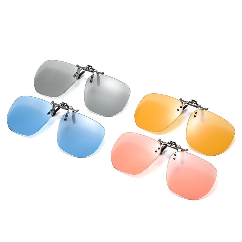 Evan-Polarizing photochromism sunglasses clip