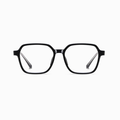 Devin-Plain lens glasses are available with prescription optical lenses