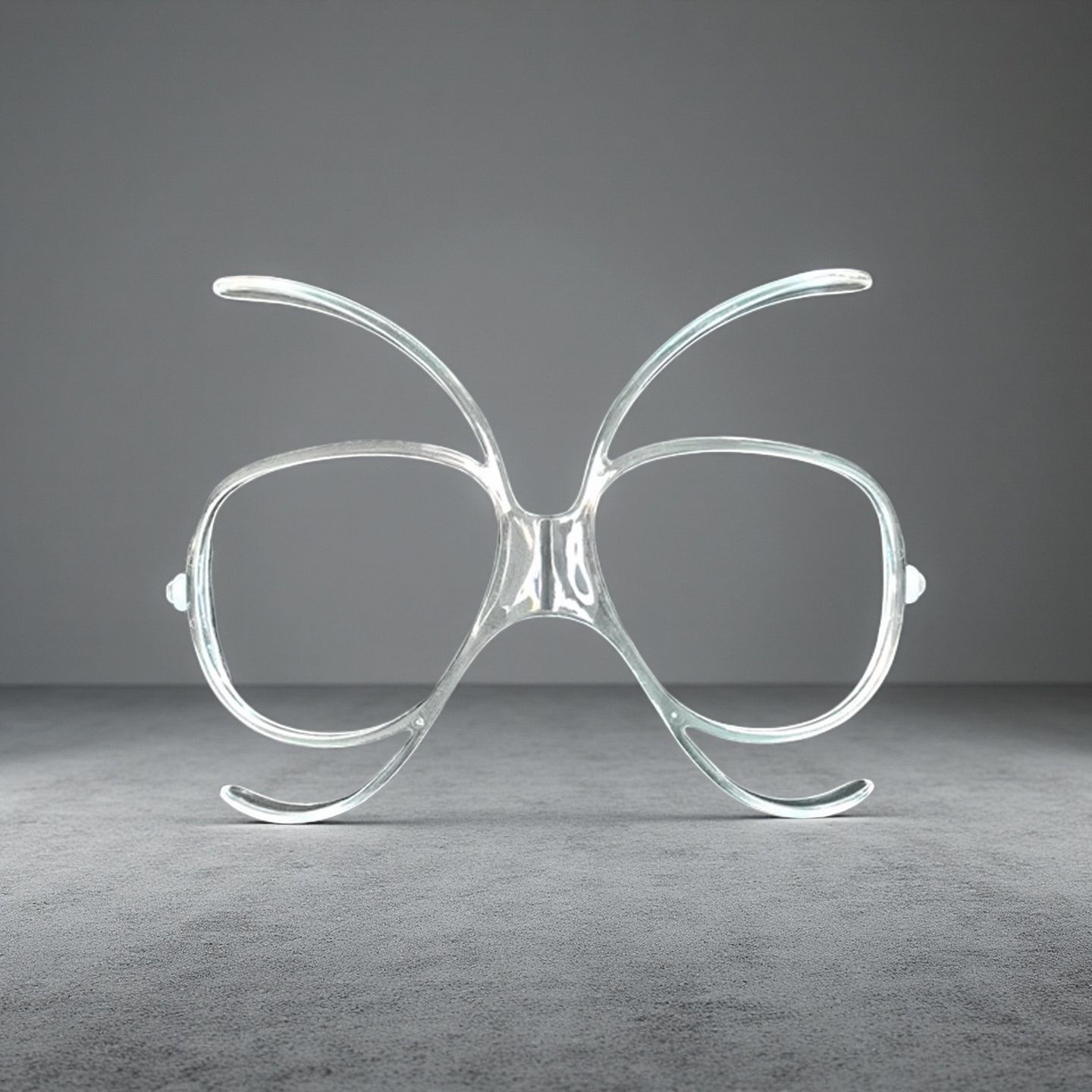 Prescription ski goggles insert-Butterfly shaped frames model A