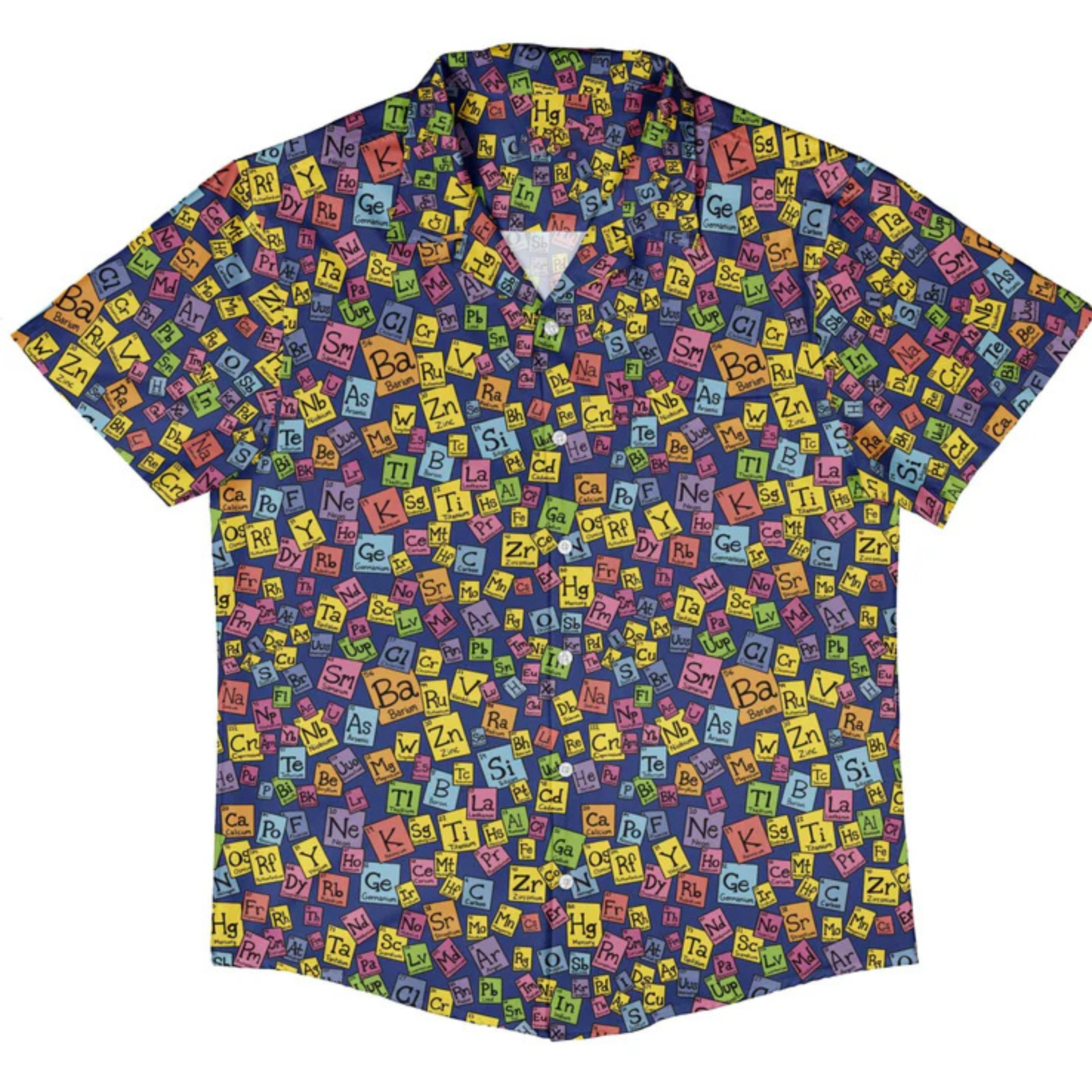 [Copy]Minecraft Wild Block Party Men's Chest Pocket Stretch Hawaiian Shirt 