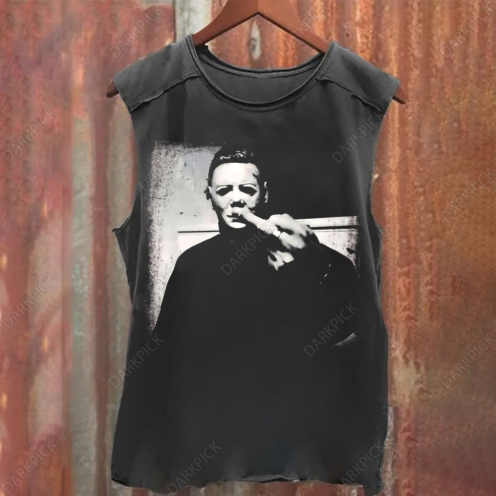 Unisex Vintage Washed Michael Myers (Halloween)  Tank Top