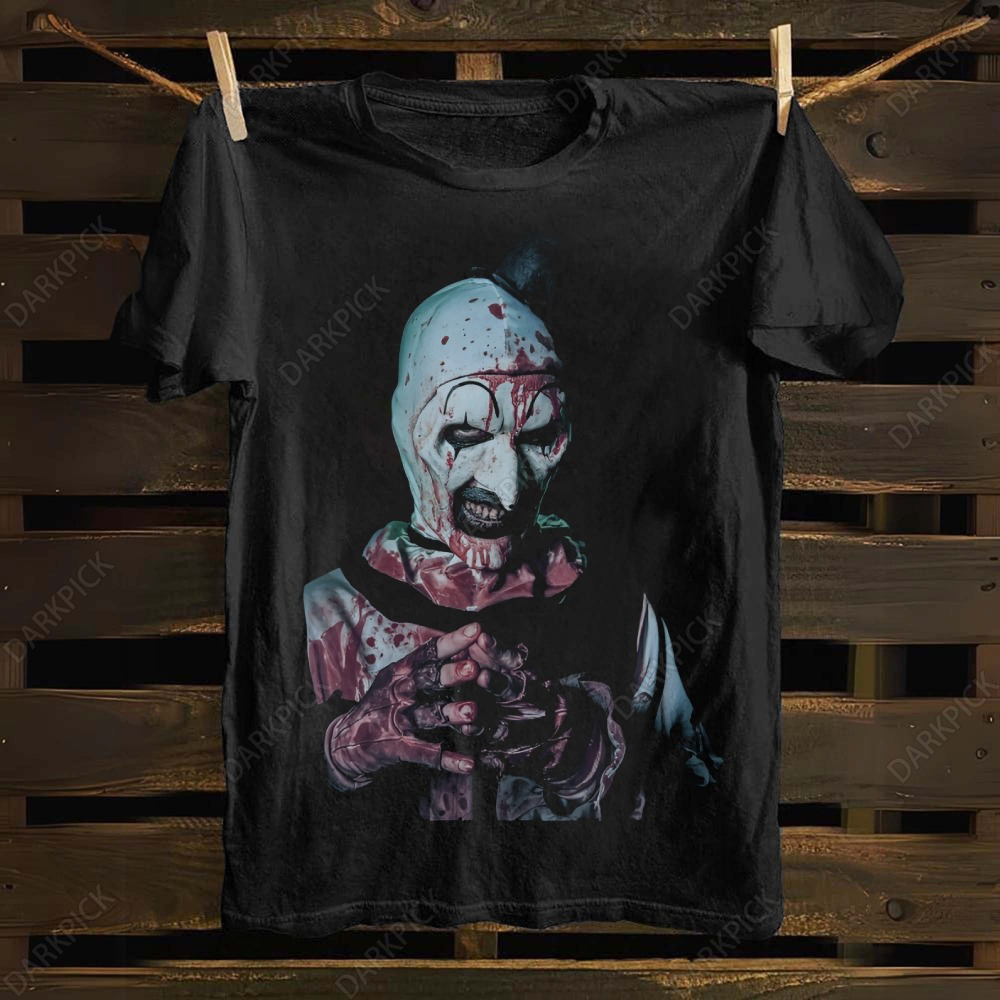 Unisex cotton Terrifier Bloody Clown T-shirt