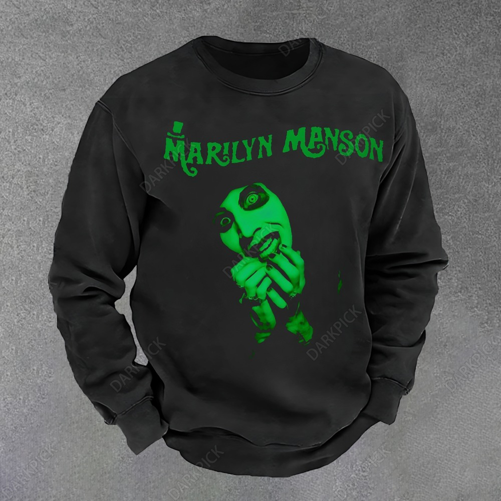 Unisex Vintage Marilyn Manson  Sweatshirt
