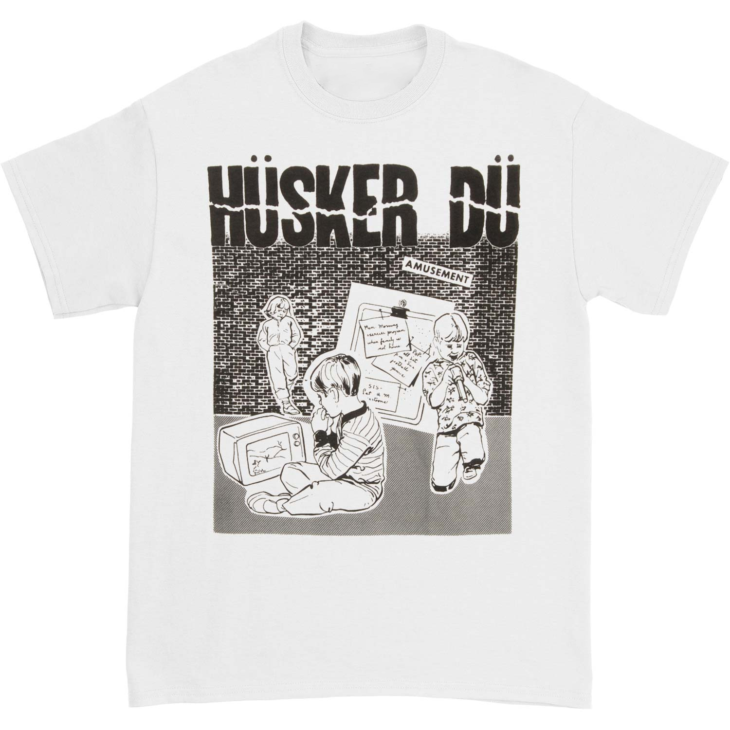 Hüsker Dü Band cotton T-shirt