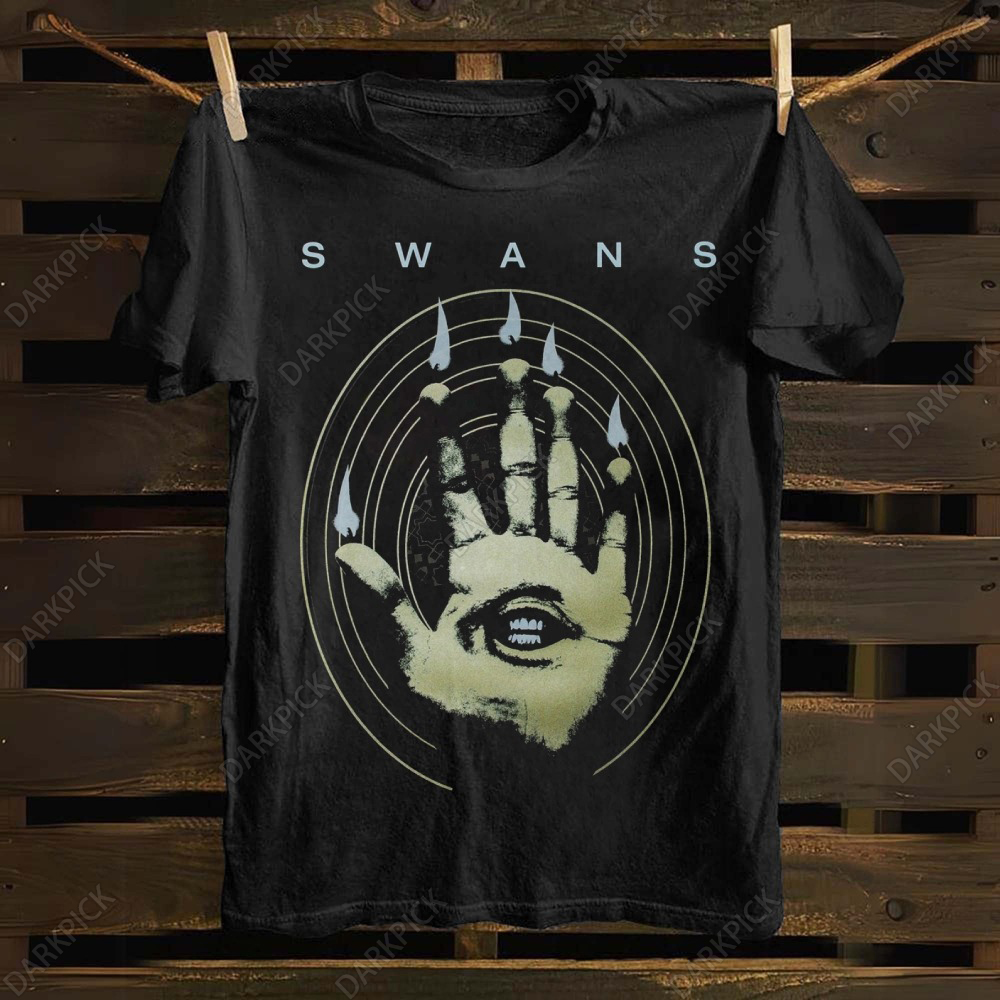 Unisex cotton Swans Band T-shirt