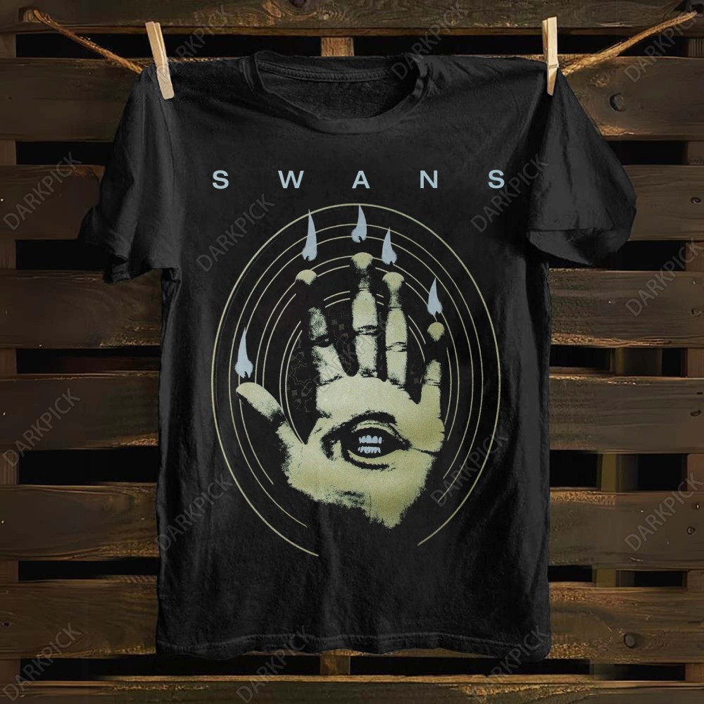 Unisex cotton Swans Band T-shirt