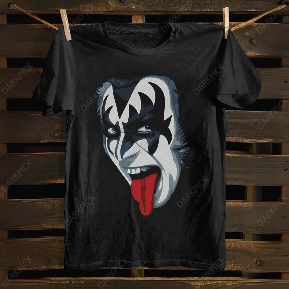 Unisex cotton Kiss Rock Gene Simmons T-shirt