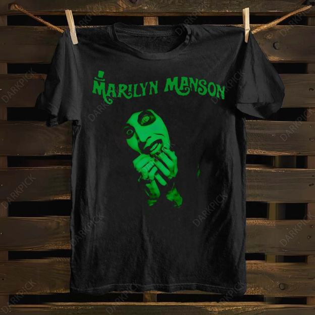 Unisex cotton  Marilyn Manson T-shirt