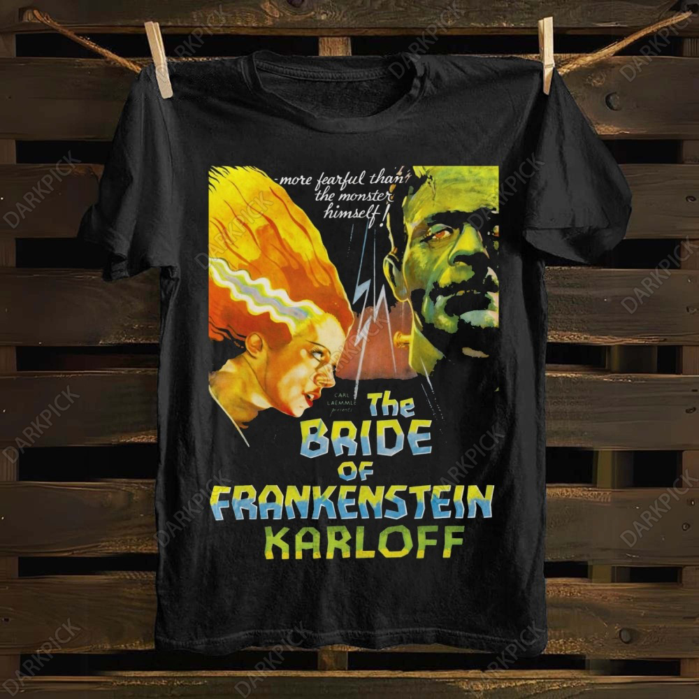 Unisex cotton Bride of Frankenstein T-shirt