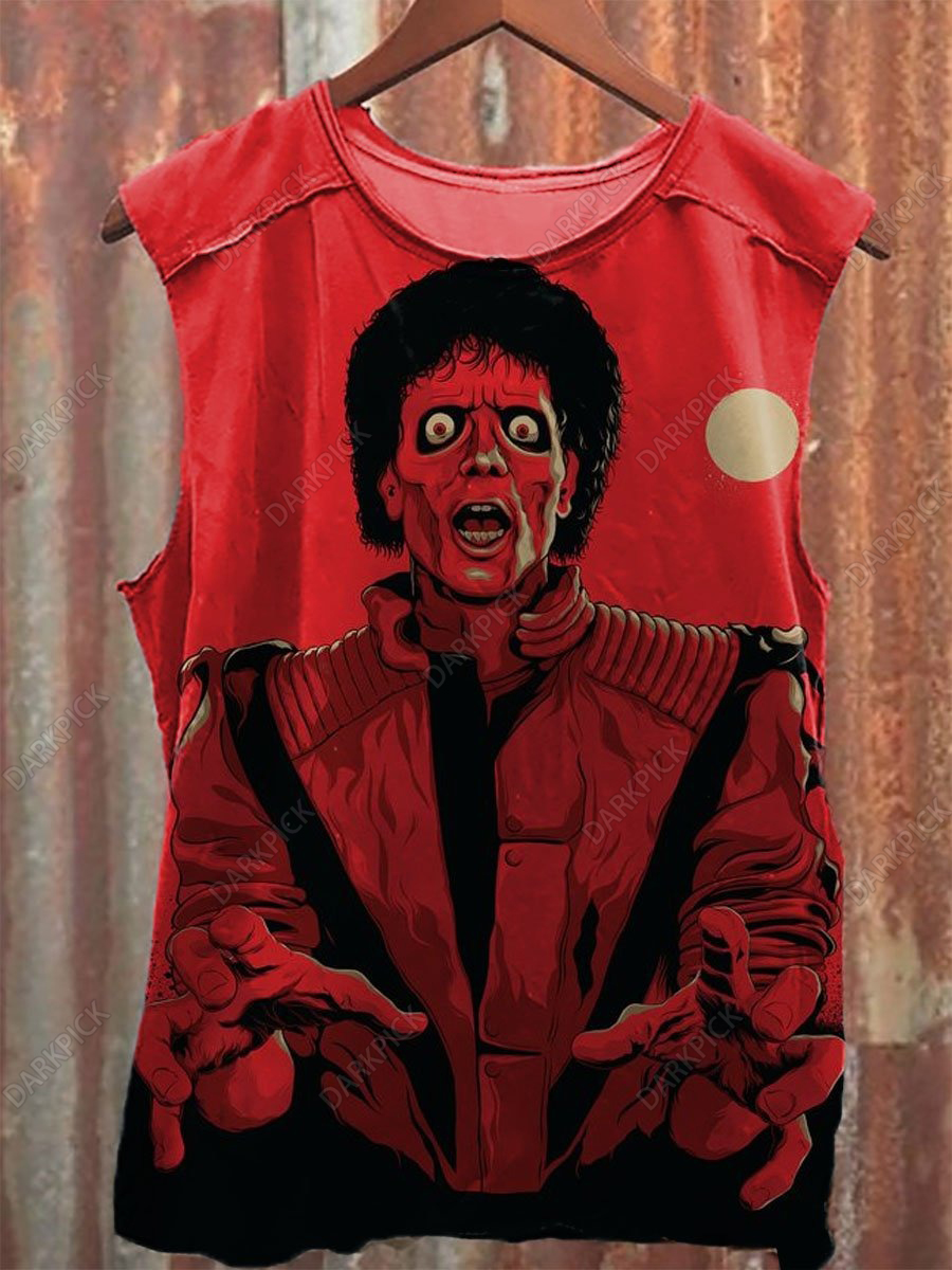 Retro Michael Jackson - Thriller Art Unisex Classic Tank Top