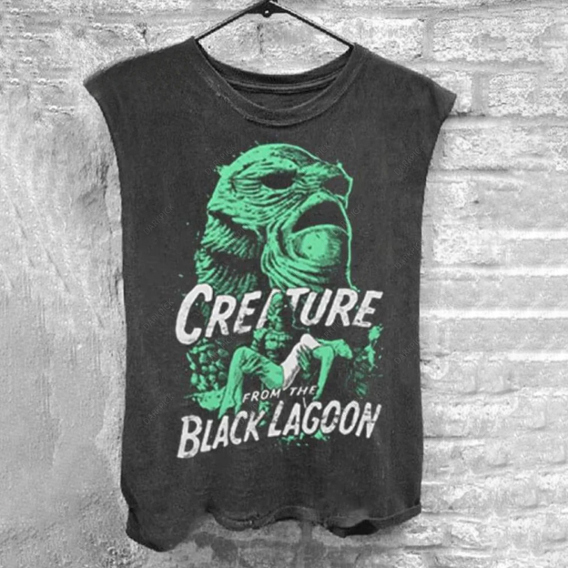 Horror Creature 100% Cotton Unisex Tank Top