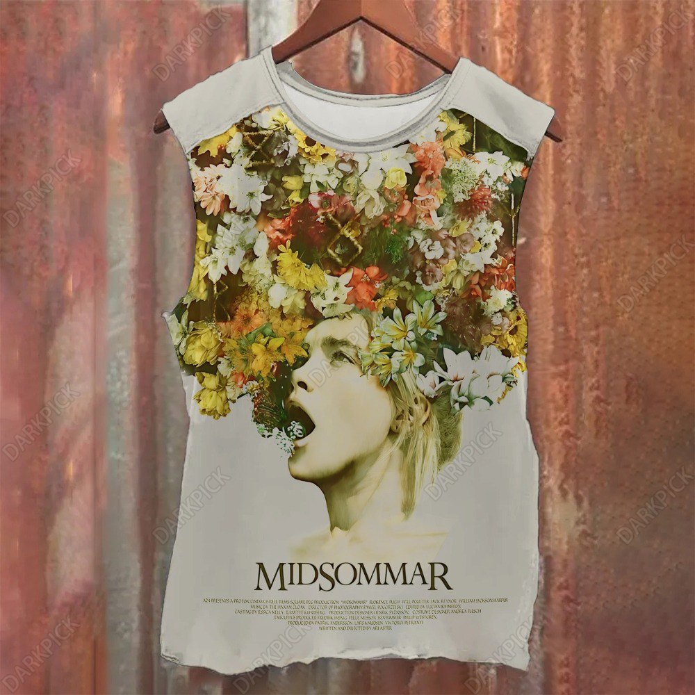 Unisex Casual Printed Midsommar Florence Pugh Tank Top