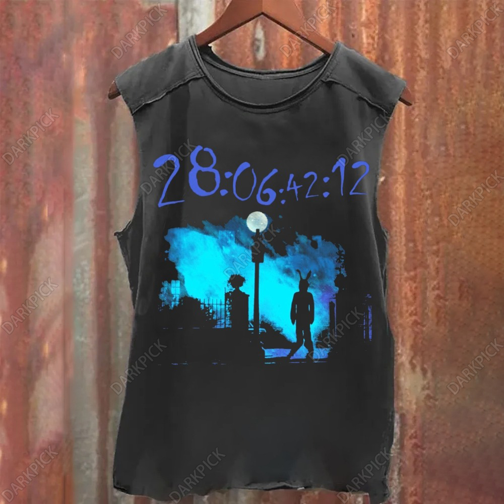 Unisex Vintage Washed Donnie Darko Tank Top