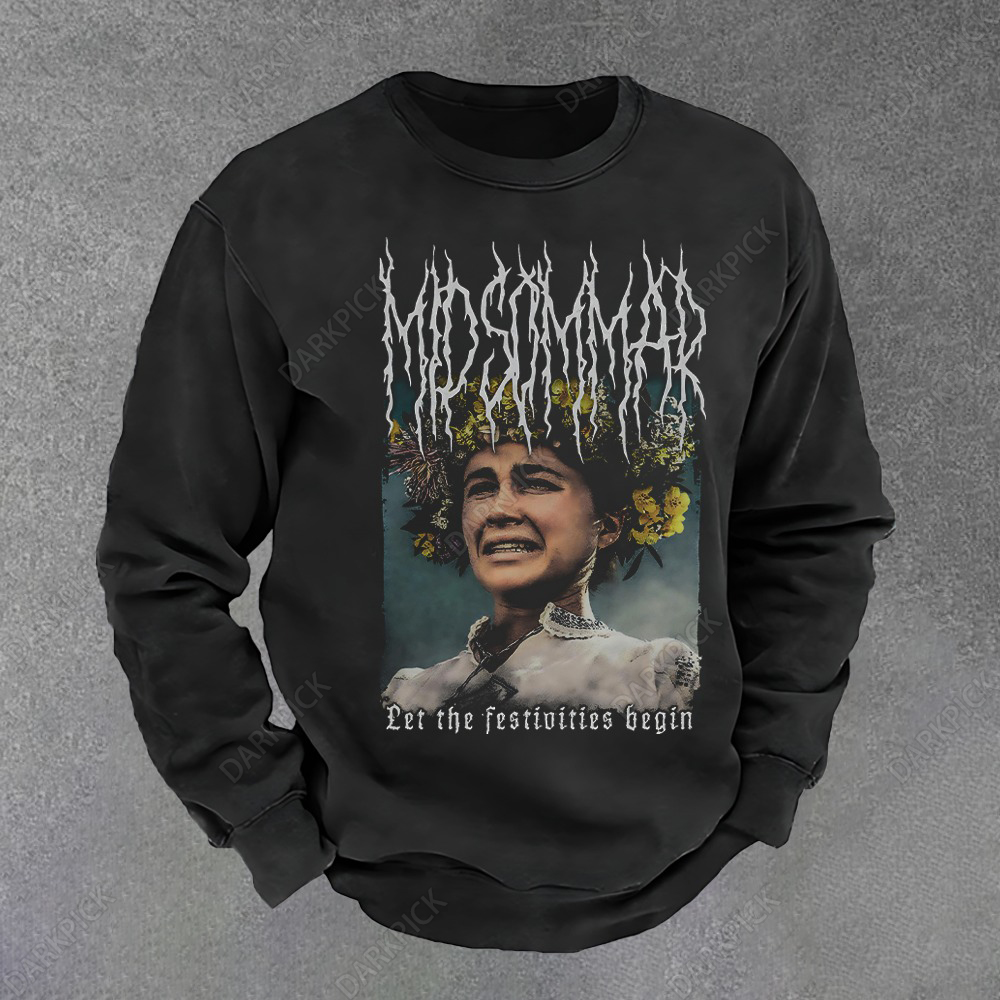 Unisex Cotton  Midsommar Florence Pugh Sweatshirt