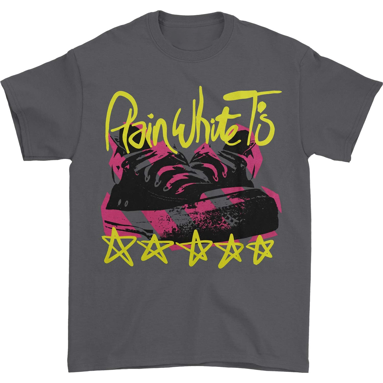 Plain White T's Band cotton T-shirt