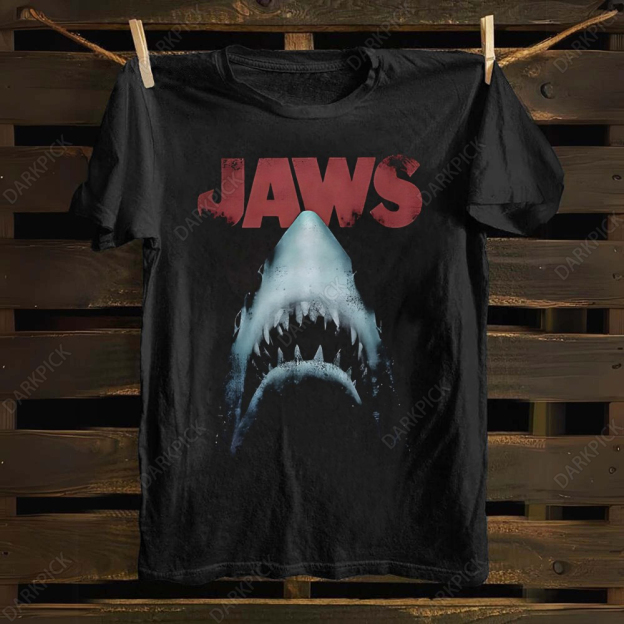 Unisex cotton  Jaws Shark Teeth T-shirt