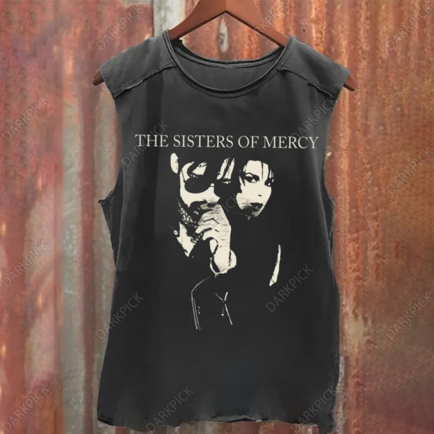 Unisex Vintage Washed The Sisters Of Mercy Tank Top