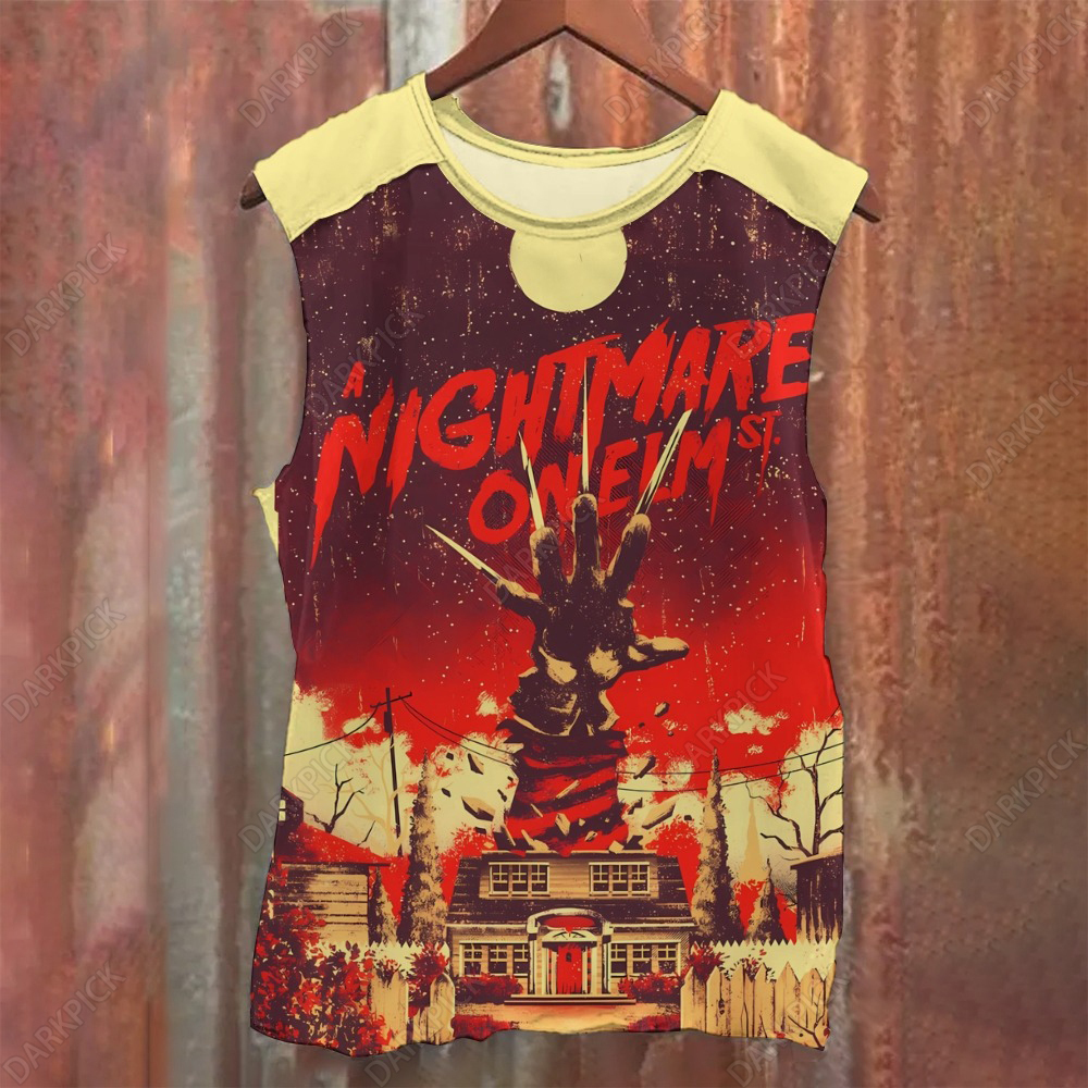 Unisex Casual A Nightmare on Elm Street (1984) Printed Tank Top
