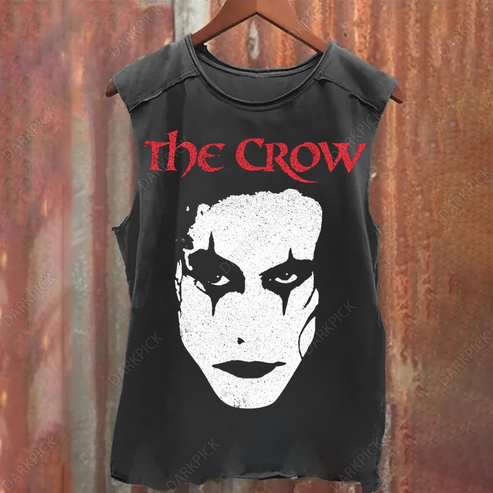 Unisex Vintage Washed The Crow Tank Top